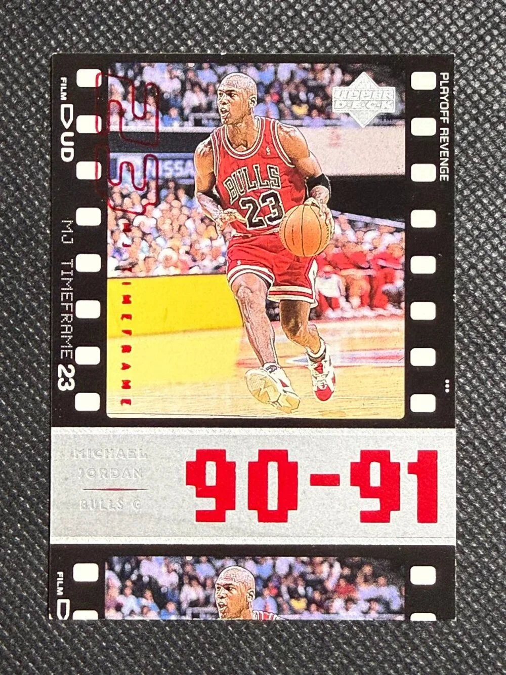 1998 Upper Deck Living Legend #52 Michael Jordan 90-91 Chicago Bulls HOF